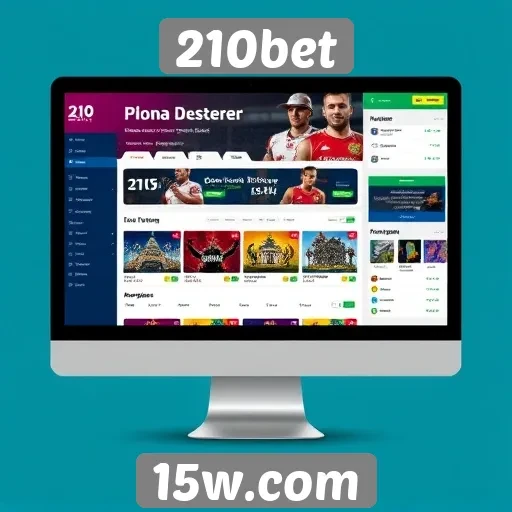 Análise da interface do usuário do site 210bet