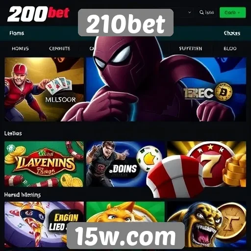 Explorando os jogos disponíveis no site 210bet