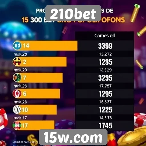 Estatísticas de jogos mais populares no 210bet
